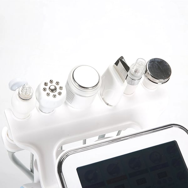 6-i-1 Hudplejemaskine, Dybderensende Hydra Dermabrasion, RF Løftningsbehandling,EU STIK (220-240V)