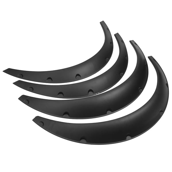 Fender Flares, joustava polyuretaani, universaali sopivuus,Musta