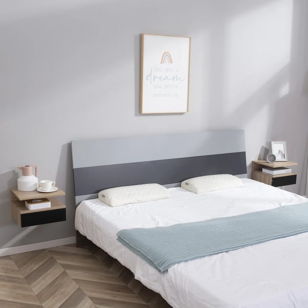 Natskab, Flydende Design, Opbevaringsskuffe,Naturlig
