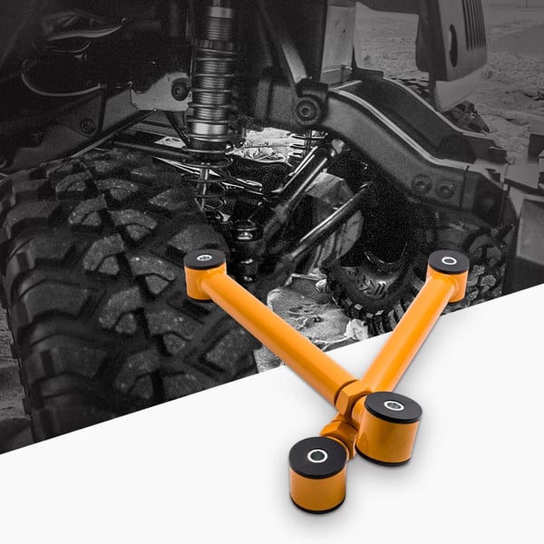 Justerbar bageste nedre kontrolarm, længde 65 cm, kompatibel med Jeep Grand Cherokee WJ 1999-2004