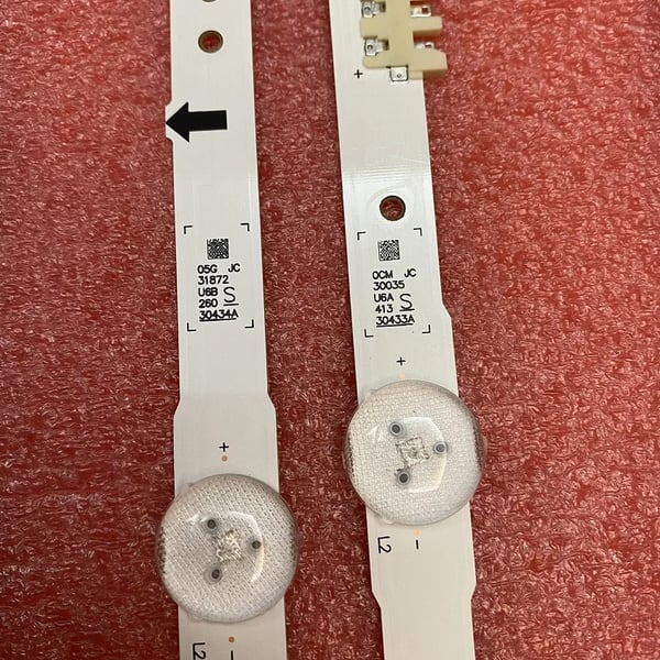 LED Strip, 1270mm, 13 LED'er, SMD Strip, Kobbermateriale, Kompatibel med UN60H6400