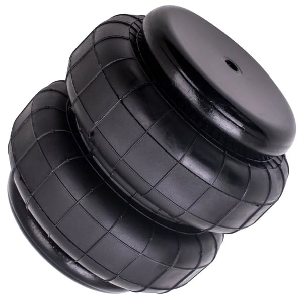 Luftaffjedringspose, Belastningskapacitet 1134 kg, Min højde 65 mm, Max højde 175 mm, Enkelt luftport 1/2 NPT, Krop diameter 145 mm