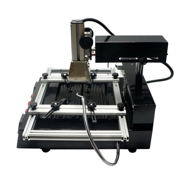 Infrarød BGA Rework Station, 1900W Effekt, Dobbelt Varmezoner, Topplade Størrelse 60mm x 60mm, Bundplade Størrelse 240mm x 80mm
