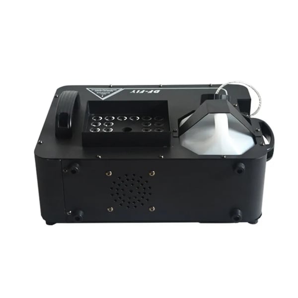 Tågemaskine, 1500W effekt, 2,5 L røgkapacitet, 4000 kubikfod/min output, 6 DMX kanaler, CE- og RoHS-certificeret