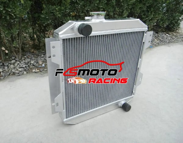 Radiator, Legeret Aluminium, Frontplacering, Kompatibel med Ford Capri MK1/MK2/MK3, Escort RS1600, Forbedret Køleeffektivitet