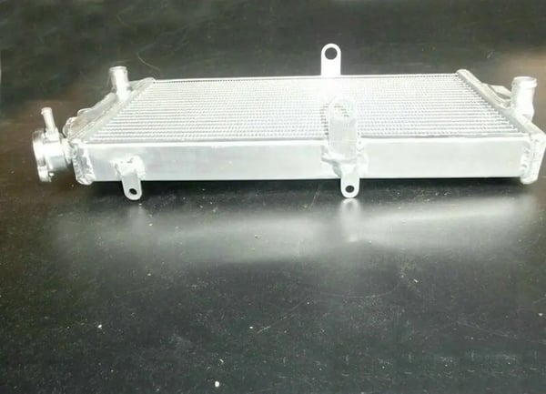 Radiator, Aluminium, Passer til Suzuki Quadzilla Zilla LT500R, Ydelseskøling, Direkte pasform, 1987-1990