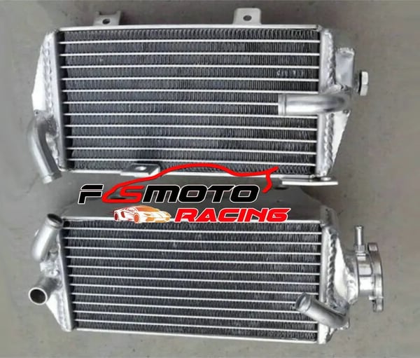 Aluminium radiator, forbedret køleeffektivitet, direkte pasform erstatning, anodiseret overfladefinish, kompatibel med CRF250R (2014-2016)