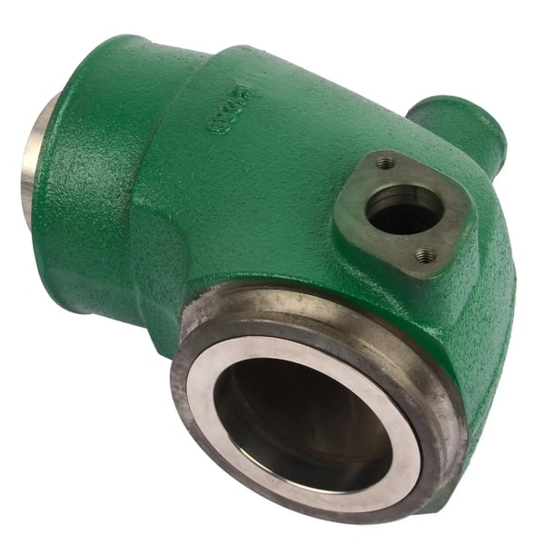 Pakoputken kulma, 316 ruostumaton teräs, purkuhalkaisija 102mm ID, vesiliitäntähalkaisija 29mm ID, yhteensopiva Volvo Penta -moottoreiden kanssa