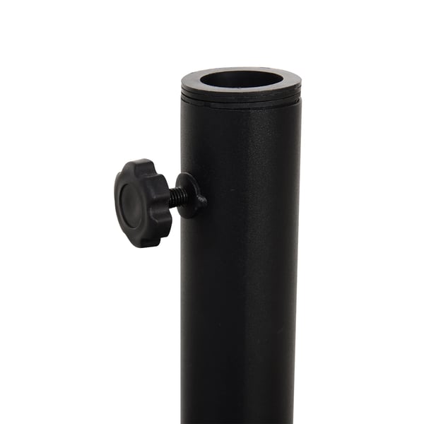 Parasolfod, Egnet til 32mm, 38mm og 48mm Stænger, Moderne Firkantet Design