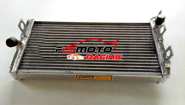 Radiator, legering af aluminium konstruktion, øget kølekapacitet, skræddersyet til Yamaha TZ250 modeller, TIG-svejset for holdbarhed