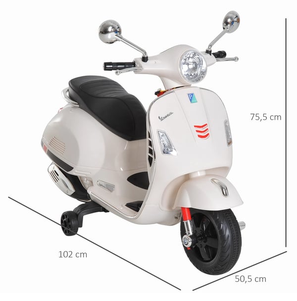 Elmotorcykel, batteridriven, lättviktsdesign,Vit