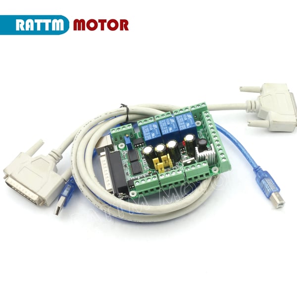 Breakout Board, Højhastighedsbehandlingschip, Kompatibel med NEMA 17-34 steppermotorer, Spændingsområde 12-32V, 4 akse support