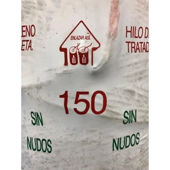Garnreb, 140 lineære meter, 9 kilogram, førsteklasses kvalitet, knudefri, multifunktionel brug