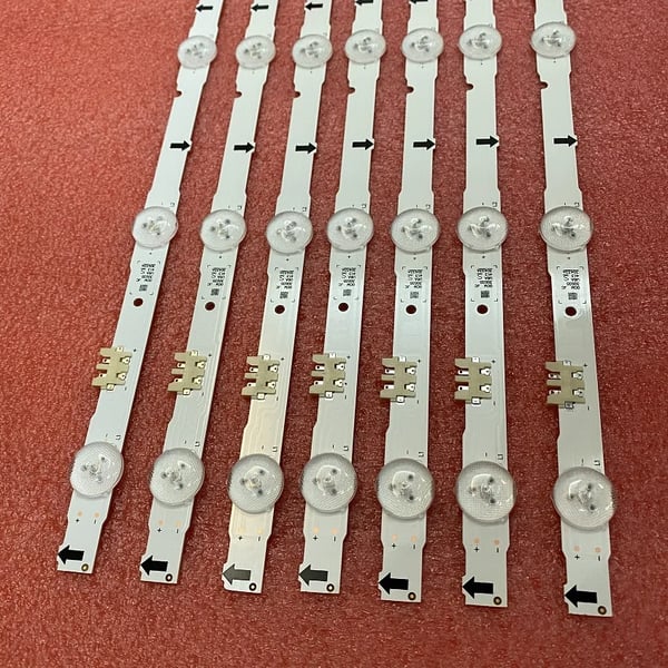 LED Baggrundsbelysningsstrimmel, lang levetid på 100.000 timer, SMD-design, DC-strømkilde