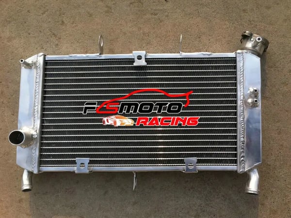 Radiator, legering aluminium, venstre og højre side, kompatibilitet med Yamaha XJ-modeller 2009-2016, øget kølekapacitet, TIG-svejset konstruktion
