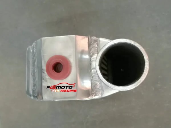 Intercooler, Aluminiumkonstruktion, 12" x 12" x 4,5" Dimensioner, Universel Slangekompatibilitet, Høj Luftstrømskapacitet, Frontmontering