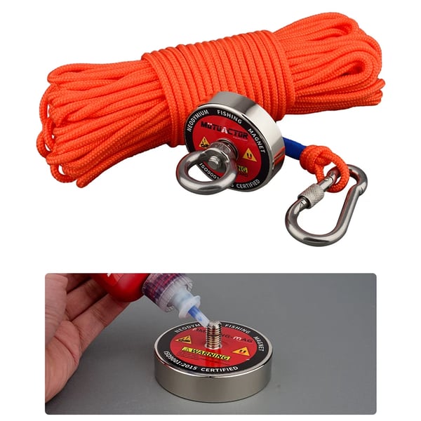 Magnet, 400BLS Dragkraft, 10m Rep,Magnetrep