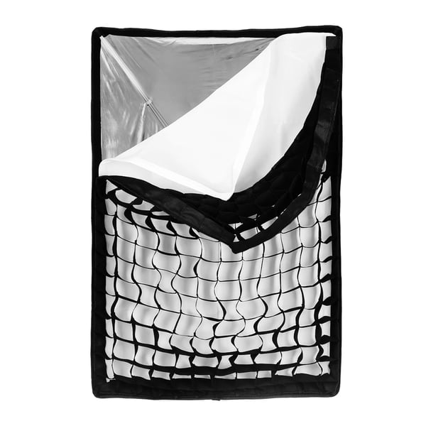 Honungskaka Gitter Softbox, 24"x 35" Dimensioner, Rektangulär Form, Kompatibel med Bowens Fäste, Minskar Skuggspridning, Högkvalitativt Tygmaterial