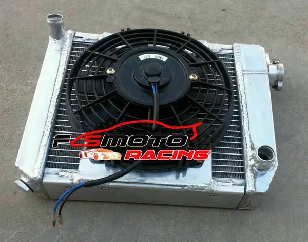 Aluminium Radiator Kit, Perfekt Pasform til Austin Mini, Forbedret Køleeffektivitet, Holdbar Konstruktion