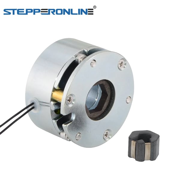 Elektromagnetisk bremse, maksimal hastighed 5000 RPM, 2 Nm moment, Nema 23 & 24 kompatibel
