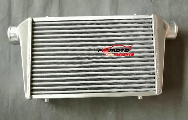 Aluminium Intercooler, 446 mm kerne størrelse, 30% øget kølekapacitet, holdbar TIG-svejset konstruktion