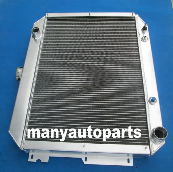 Radiator, Aluminium, 22,5 x 11 x 3 tommer, Passer til 1966-1970 Chrysler/Dodge Polara, 7,2L V8 440 motor, 10 kg