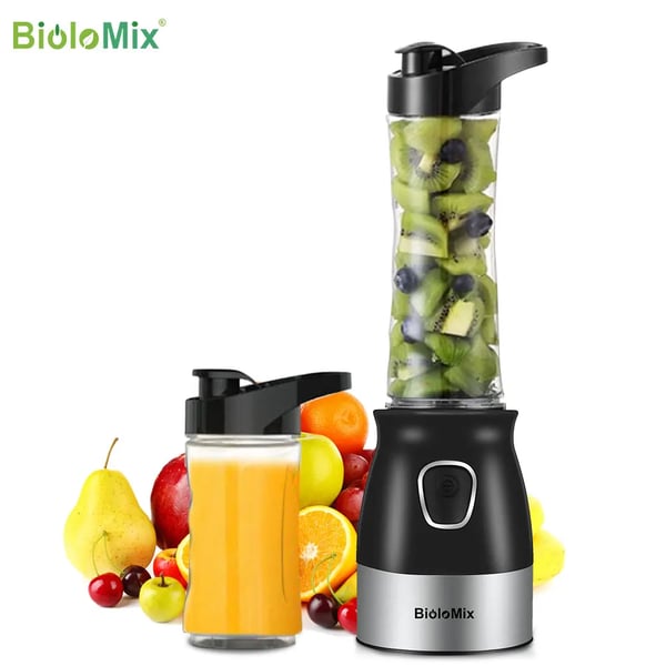 Bærbar personlig blender, 500W effekt, multifunktionel hakker,Med ekstra Grind Cup, EU -stik