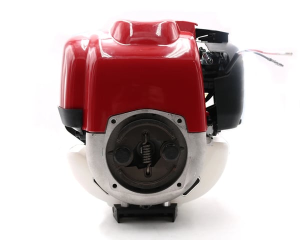 Benzinmotor, 4 takter, 35,8 cc, 1,3 HK, tomgangshastighed 3000 omdr./min, maksimal hastighed 9500 omdr./min
