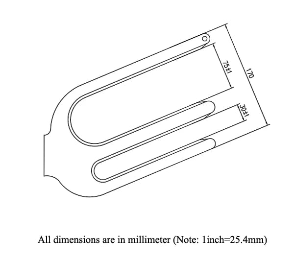 "Wakeboard og Surfboard Kombi Rack, Aluminium, Rack Klemme 2 1/2"", Gummieindsatser Størrelser 1 3/4"" til 2 3/8"", Udendørs Aktivitetskompatibilitet