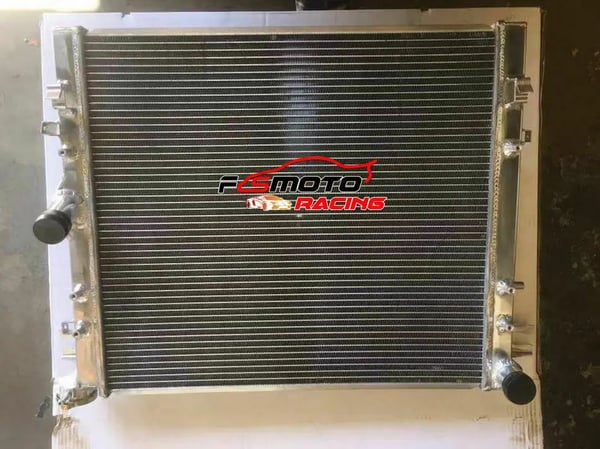 Radiator, Aluminium, Kerne Størrelse: H558mm x B508mm x D40mm, Samlet Størrelse: H746mm x B541mm x D183mm, Indløb/Udløb: 38mm/38mm