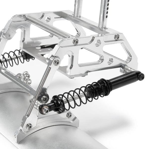 Sneereder, Metallegeme, Kompatibel med 1/10 RC Crawler Biler,sølv