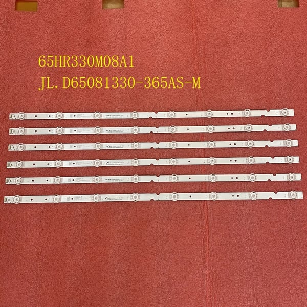 LED baggrundsbelysningsstrimmel, Kompatibel med TOSHIBA 65P65US og TCL 65EP660., 30 stk til 5 TV