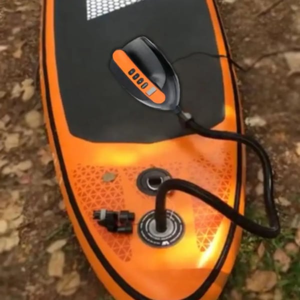Elektrisk Luftpumpe, Maksimalt Tryk 16 PSI, PVC Materiale, Kompatibel med Paddle Boards og Kajakker, Letvægts 1,5 kg, AC/DC Drevet