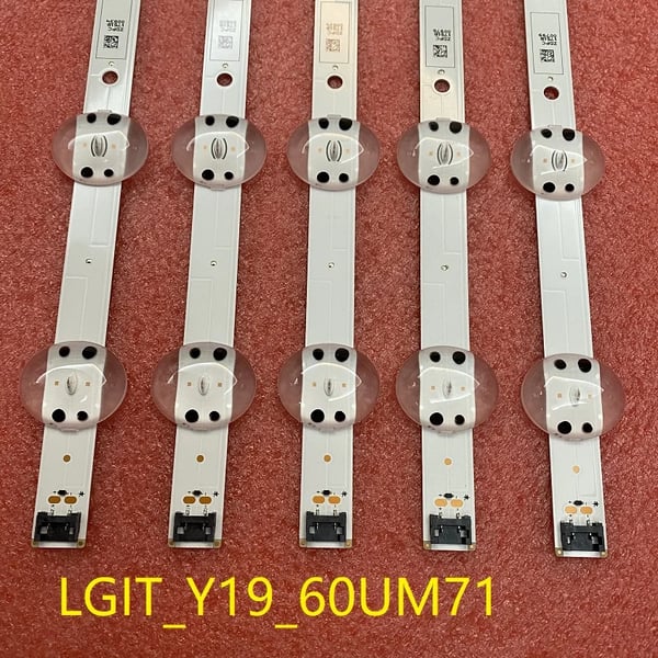 LED Baggrundsbelysning, Kompatibel med Flere TV-Modeller, Sæt af 5 Stykker