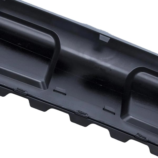 Front bumper skidplade, høj kvalitet ABS, 101 mm længde, 43 mm bredde, 10 mm højde, 3 kg vægt