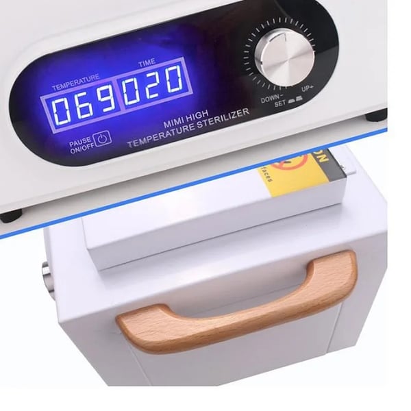 Sterilisator, Högtemperatursterilisering, LCD-display, VIT