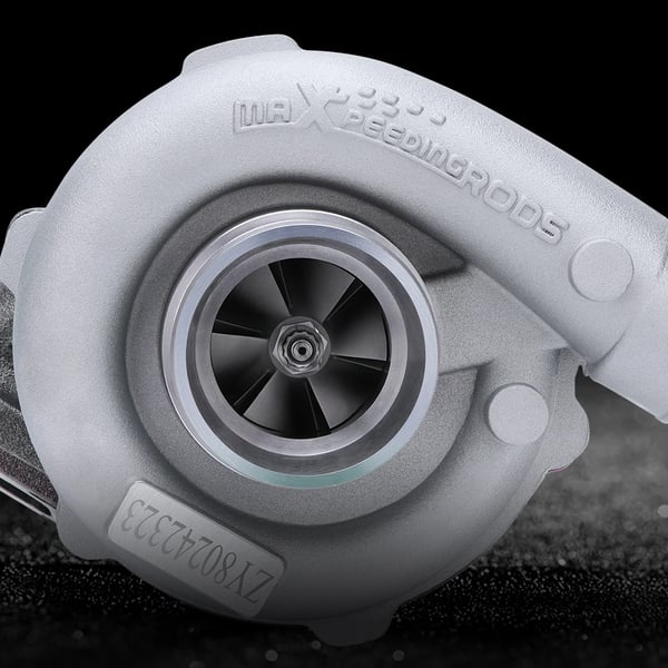 Turbocharger, Højtydende eftermarked erstatning, Dimensioner 26x25x23 cm, Kompatibel med 1.5L til 2.5L motorer, Øg hestekræfter op til 400+, Oliekølet