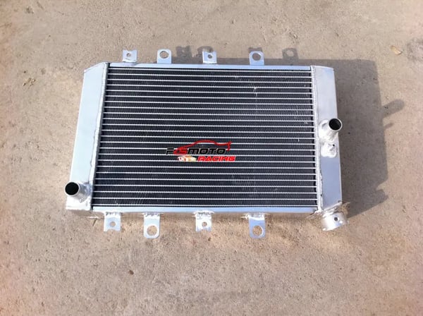 Radiator Køling, 58mm, Aluminium, Kompatibilitet med YAMAHA GRIZZLY YFM 700/550/500, Forbedret Køleydelse, Skræddersyet Pasform til 2007-2011 Modeller