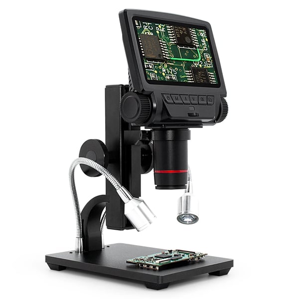 Digitalt mikroskop, 3 MP-sensor, 260x förstoring, HDMI/USB-utgång,ADSM301