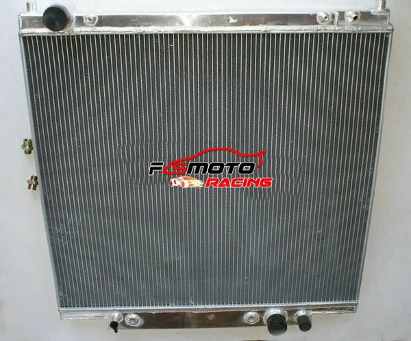Aluminiumkøler, Forbedret Køling, TIG-svejset Konstruktion, Kompatibel med Ford F250 F350 F450 F550 Excursion, Holdbart Materiale, Effektiv Ydelse