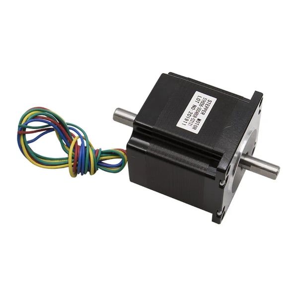 Stegmotor, högt vridmoment, dubbel axel, enkel axel 2,5Nm