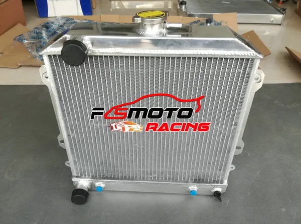 5 ROW Aluminium Radiator til Toyota Celica, Overlegen Køleydelse, Holdbar Aluminium Konstruktion, Perfekt Pasform til 1971-1977 Modeller