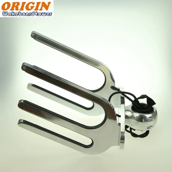 "Wakeboard og Surfboard Kombi Rack, Aluminium, Rack Klemme 2 1/2"", Gummieindsatser Størrelser 1 3/4"" til 2 3/8"", Udendørs Aktivitetskompatibilitet