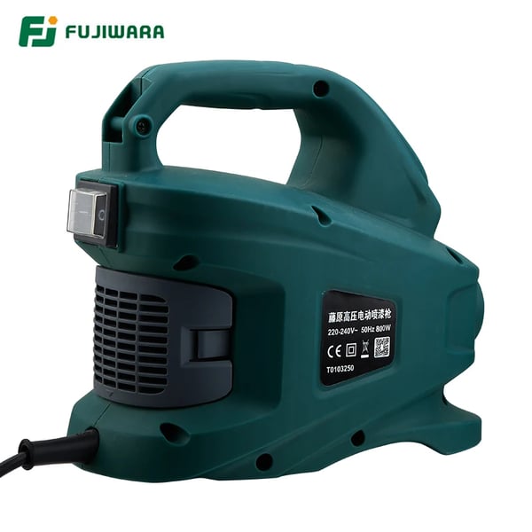 Elektrisk Spraypistol, Dyse Diameter 2,5 mm, 800W Udgangseffekt, 900ml Beholder Volumen, Tomgangshastighed 1800rpm, Vægt 2,5kg