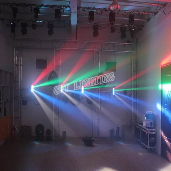 DMX Stage Moving Head Light, 80W Effekt, RGBW LED, Professionel DJ Brug