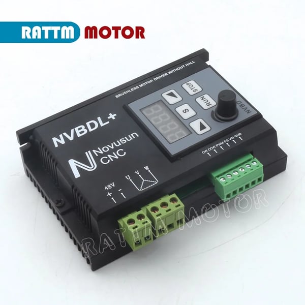 Børsteløs Spindelmotor, 400W, 600W Driver, 24VDC - 60VDC Indgangsspænding, 12000 RPM Maksimal Hastighed, 5.6A Driver Strøm
