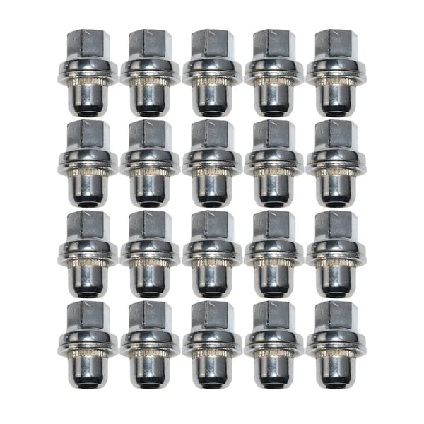 Fälgnut, 22 mm huvud, 22,5 mm skaft, M14 x 1,5 gängstorlek, kompatibel med Land Rover Discovery 3-5, Range Rover Sport