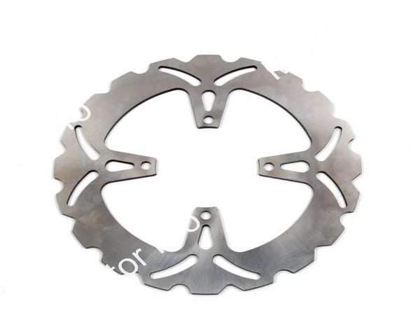 Bromsskiva, AISI 420 rostfritt stål, optimerad design,Silver