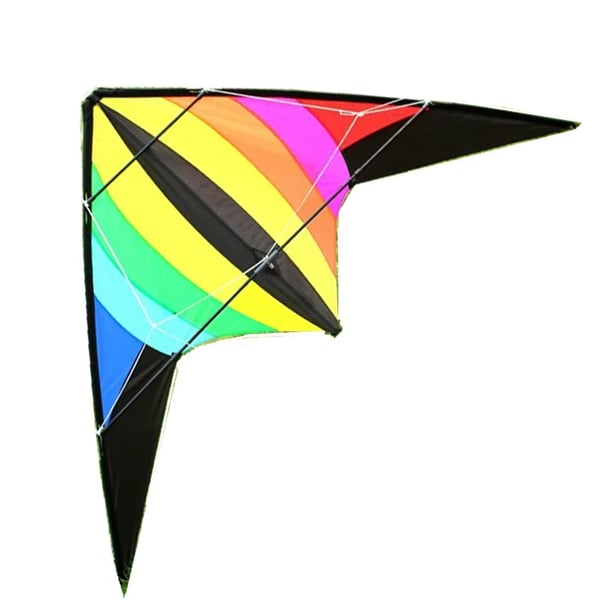 Dobbeltlinjet stuntdrage, 220 cm størrelse, holdbart nylonmateriale, nem at flyve