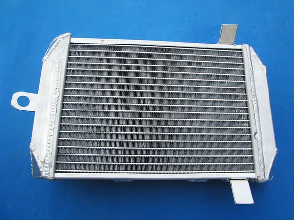 Radiator, Aluminiumkonstruktion, Kompatibilitet med SUZUKI BURGMAN AN 400 K3,Sølv